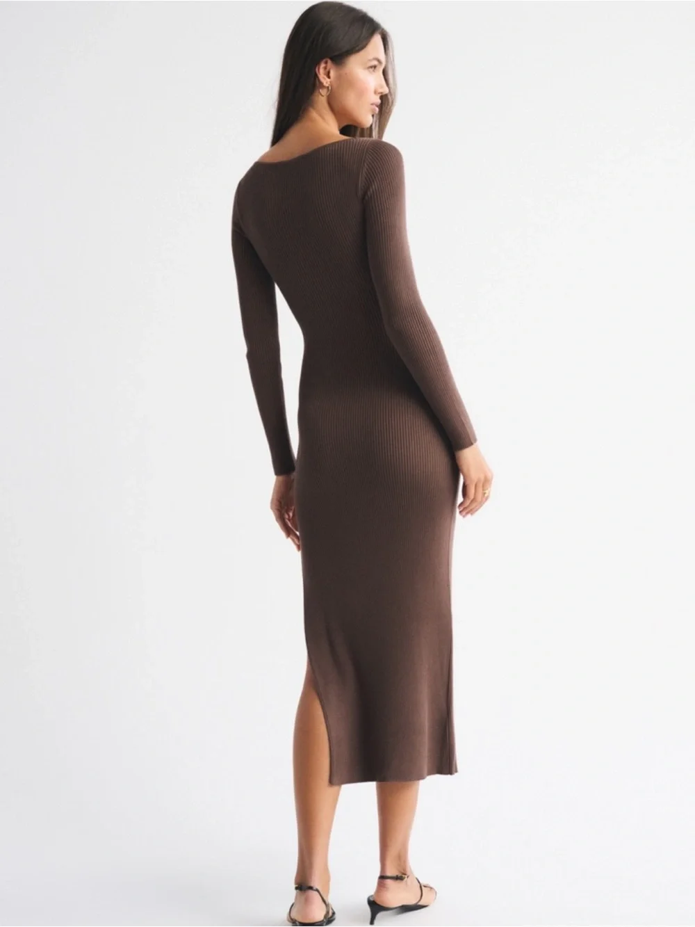 Abercrombie & Fitch Keyhole Sweater Dress size Large Tall